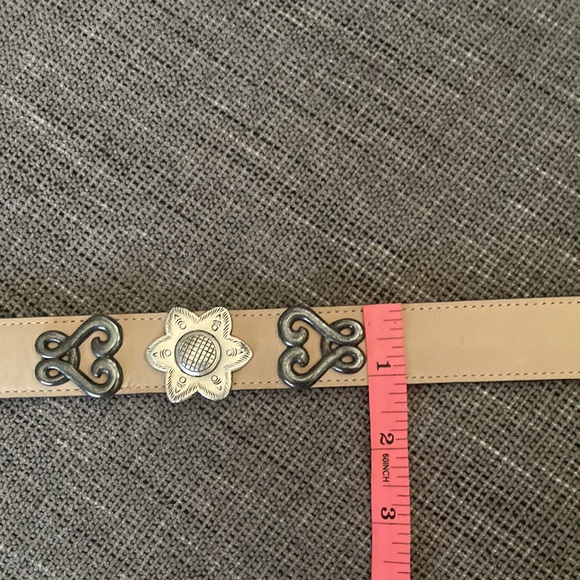 Vintage 90s Streets Ahead large Buckle Statement Belt Conchos leather small - Picture 9 of 12